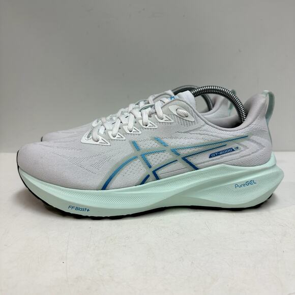 WORN ONCE ASICS GT-2000 13 Stability Running Shoes Sneakers White Women's 10 - Picture 4 of 13
